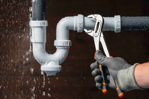 Professional Plumber technician working in Hope, IN